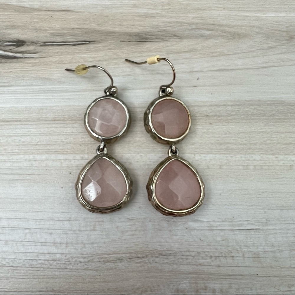 Elegant Pink Dangle Earrings